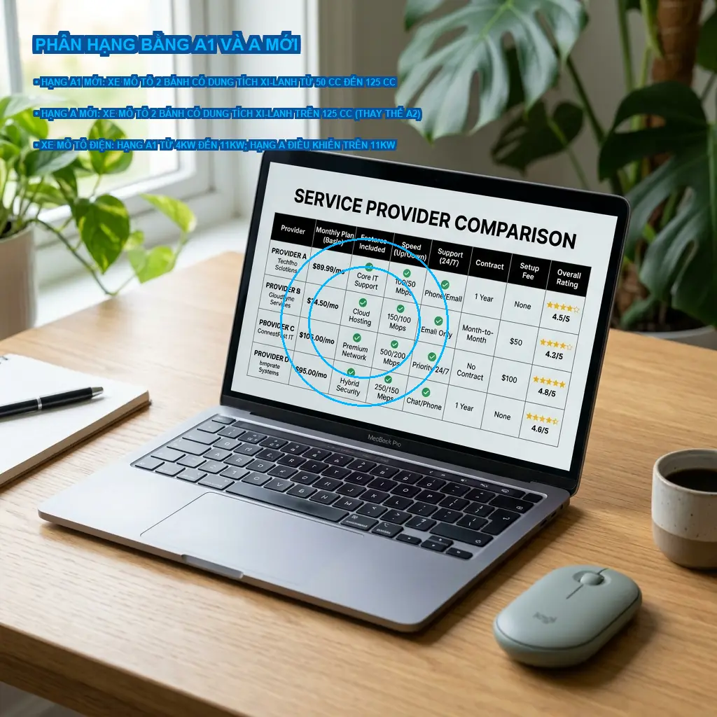 Cập nhật luật thi bằng lái xe máy 2026 mới nhất học viên cần biết 2 Thay đổi lớn nhất: Định nghĩa lại phân hạng bằng lái xe máy A1 và A