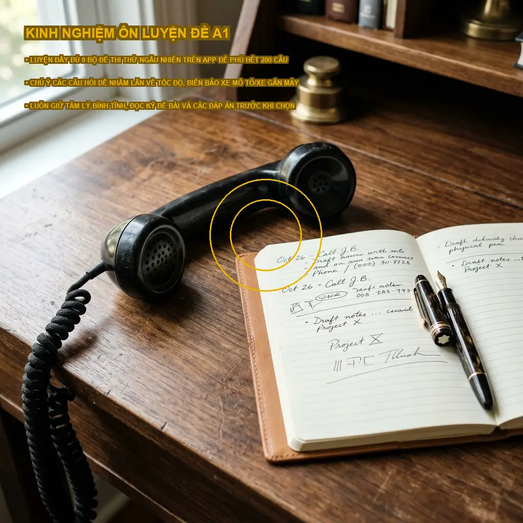 Kinh nghiệm ôn luyện đề thi A1 đạt kết quả tối đa